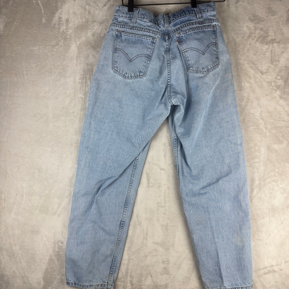 Levi's 560 Orange Tab Vintage 1997 Light Wash Jeans Loose Tapered Mens 29x28 - Picture 4 of 11